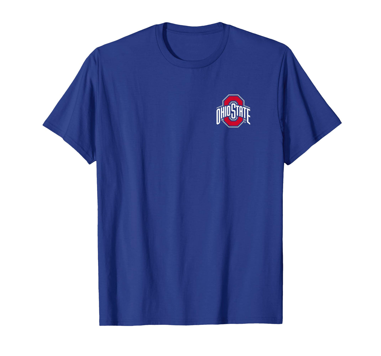 Ohio State Buckeyes Front/Back Brutus Black T-Shirt