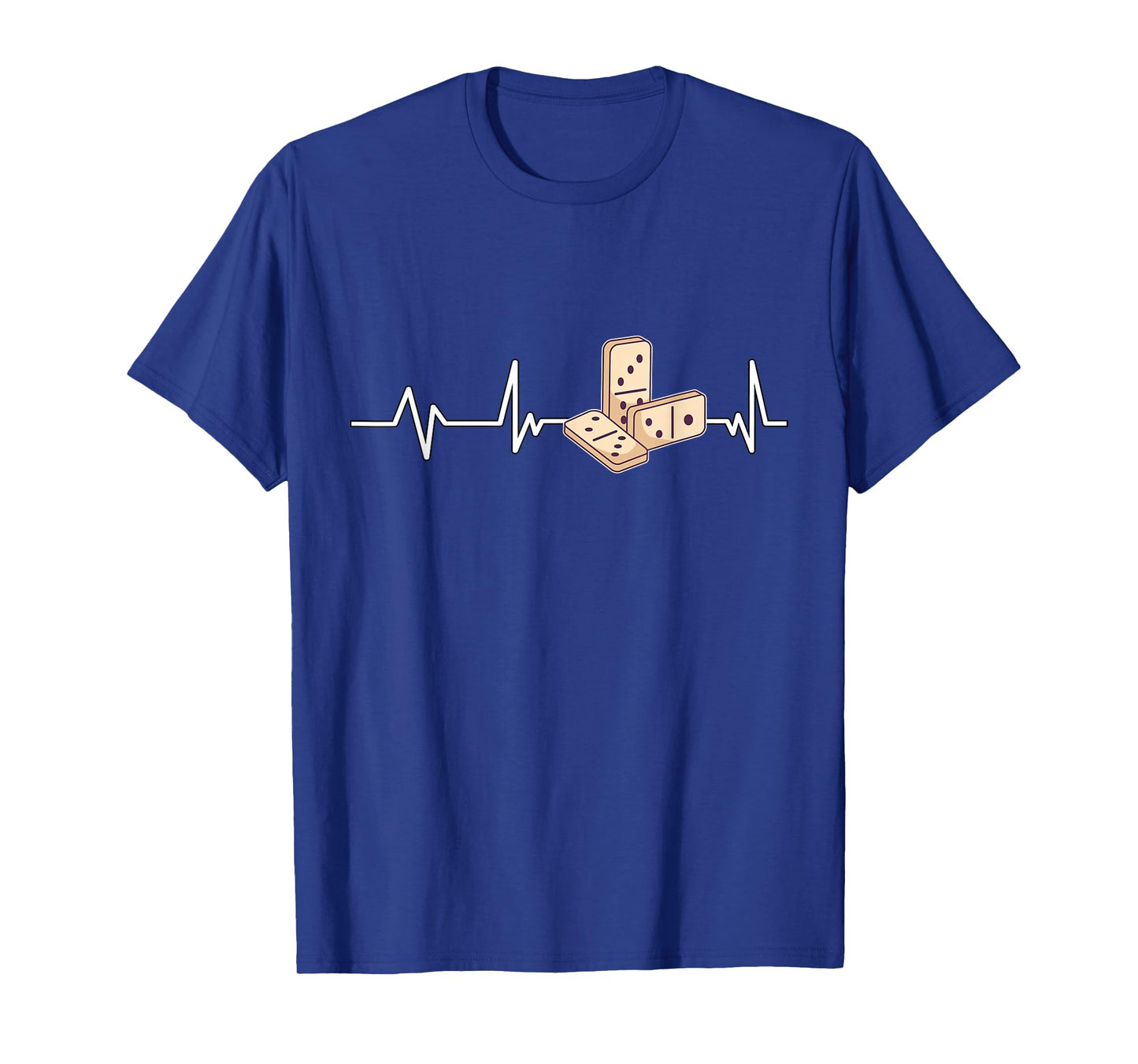 Dominoes Heartbeat Dominoes Gift Dominoes T-Shirt