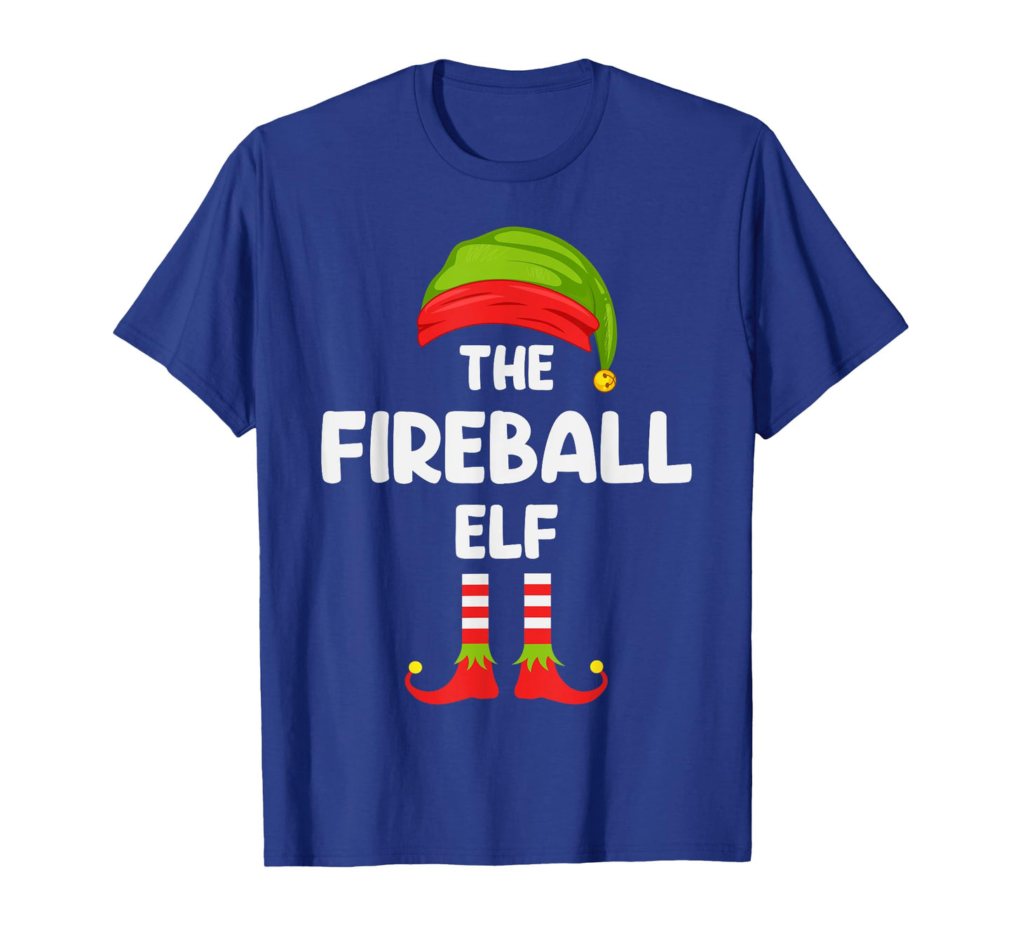 Fireball Elf Matching Family Christmas T-Shirt