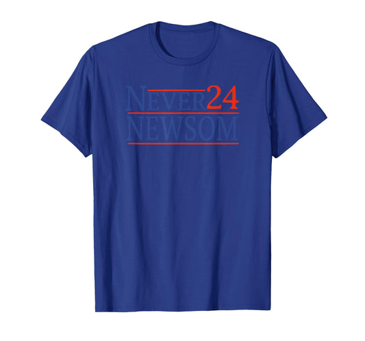 Anti Gavin Newsom Presidential Election Never Newsom 2024 T-Shirt