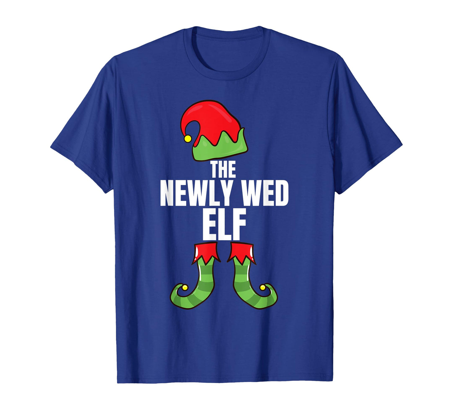 The Newly Wed Elf Matching Family Christmas Group Pajama T-Shirt