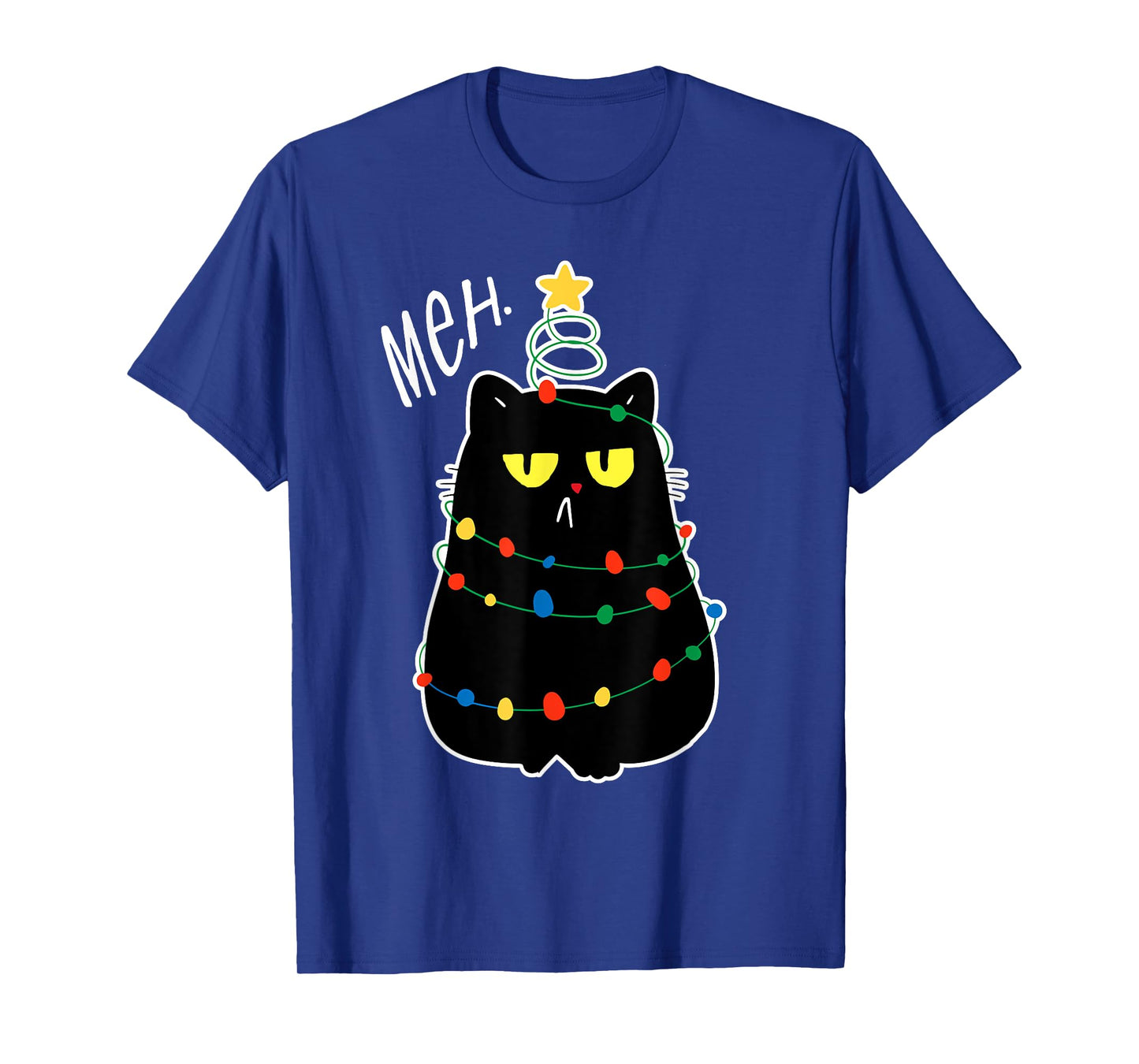 Christmas Meh Cat Kawaii Anime Japanese meow kitty cat lover Men Women Kids T-Shirt