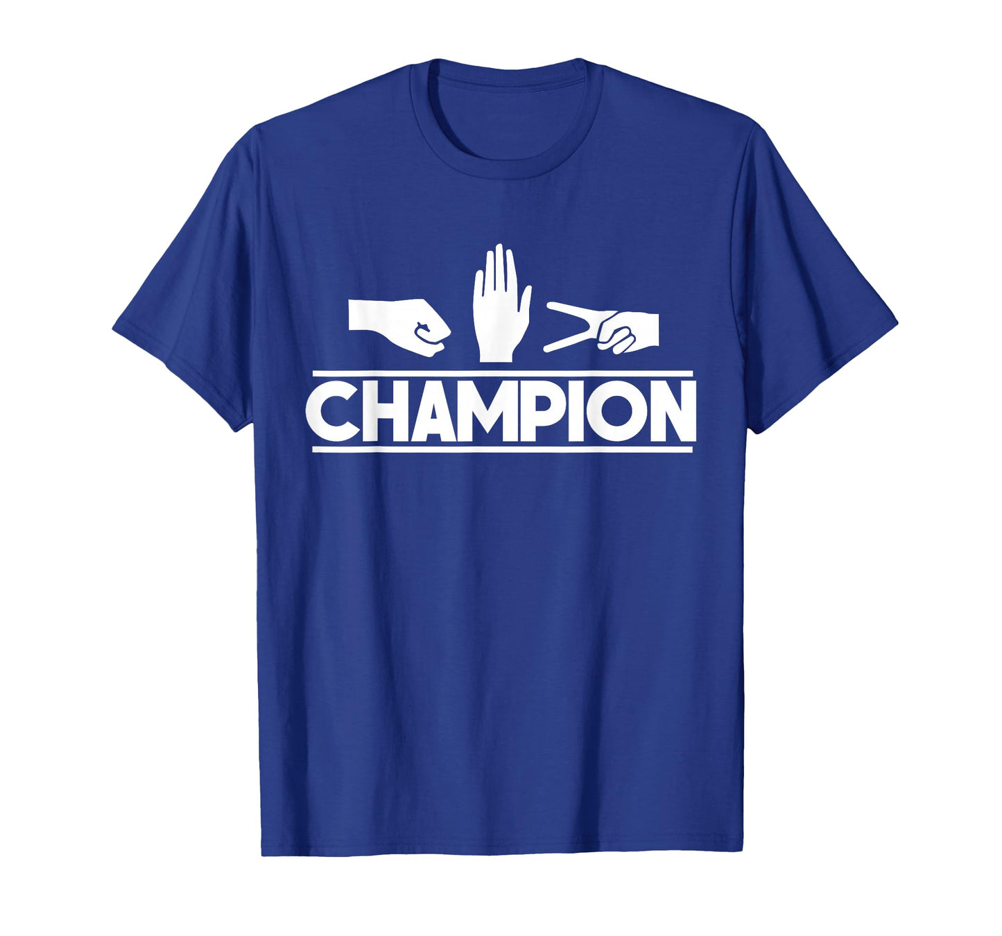 Rock Paper Scissors Master Supreme Champion Joke Novelty Tee T-Shirt