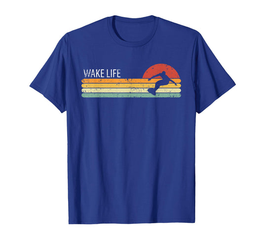 Wakesurfing Life Wakesurf Wakesurfer Vintage Retro Wake Surf T-Shirt