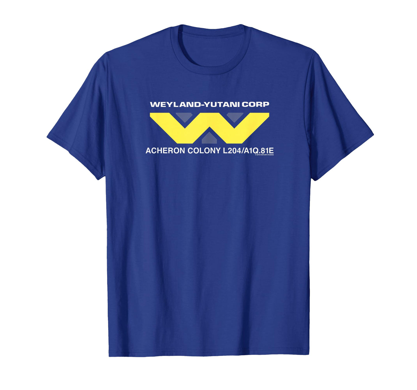 Aliens Weyland-yutani Corp Acheron Colony Chest Text Logo T-Shirt