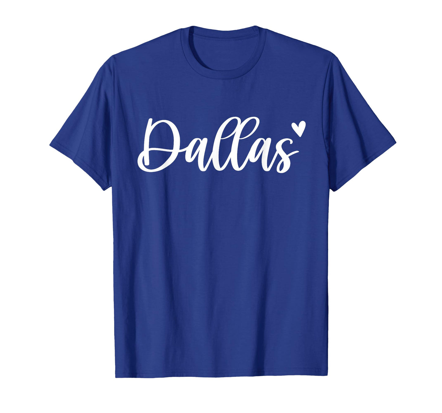 Dallas Texas Cute Heart Womens T-Shirt