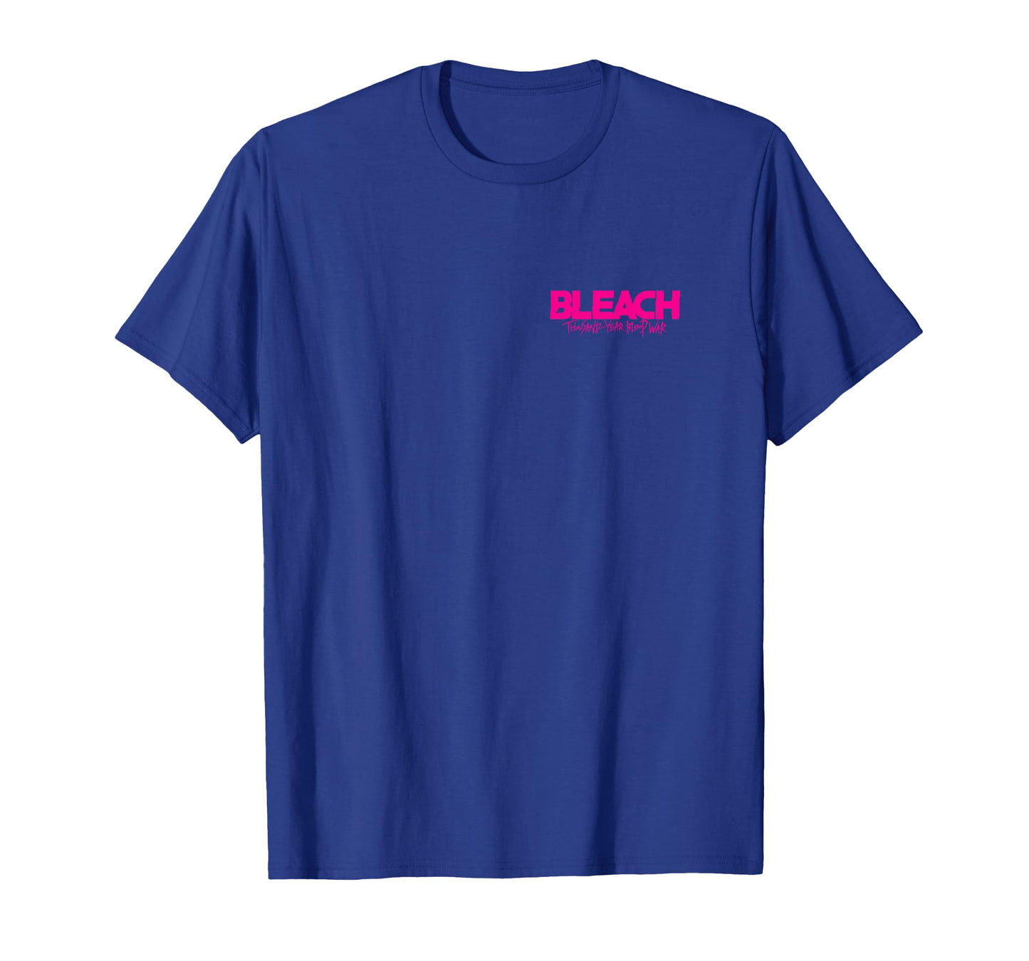 Bleach: Thousand Year Blood War Pink Text Front & Back Anime T-Shirt