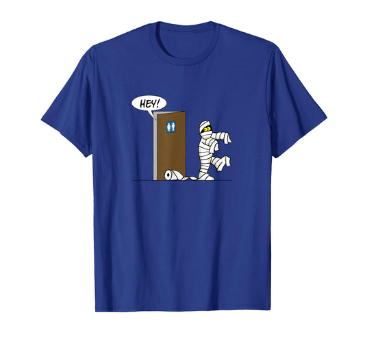 Halloween Toilet Paper Mummy Costume Funny T-Shirt