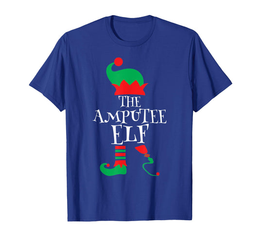 The Amputee Elf Christmas Funny Limb Surgery Joke T-Shirt