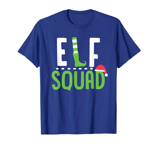 elf squad christmas xmas santa helpers watching naughty kids T-Shirt