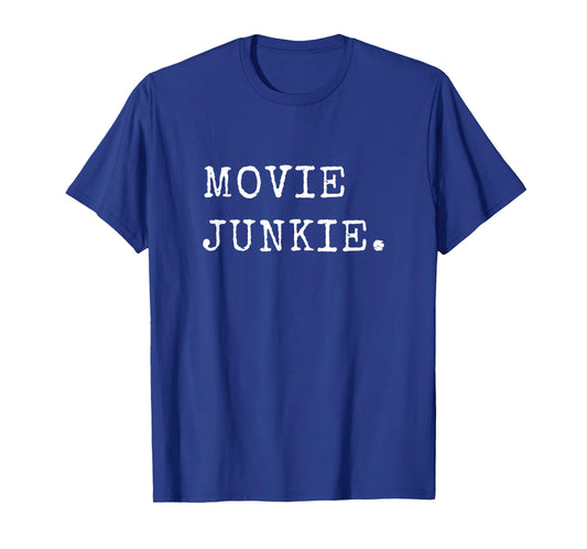 Movie Buff Gifts for Men Women Film Lover, Movie Junkie T-Shirt