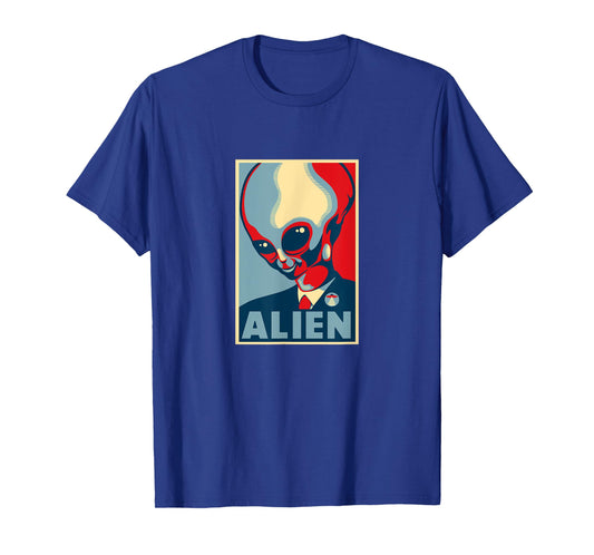 Skinny Bob Alien for President Hope Poster T-Shirt