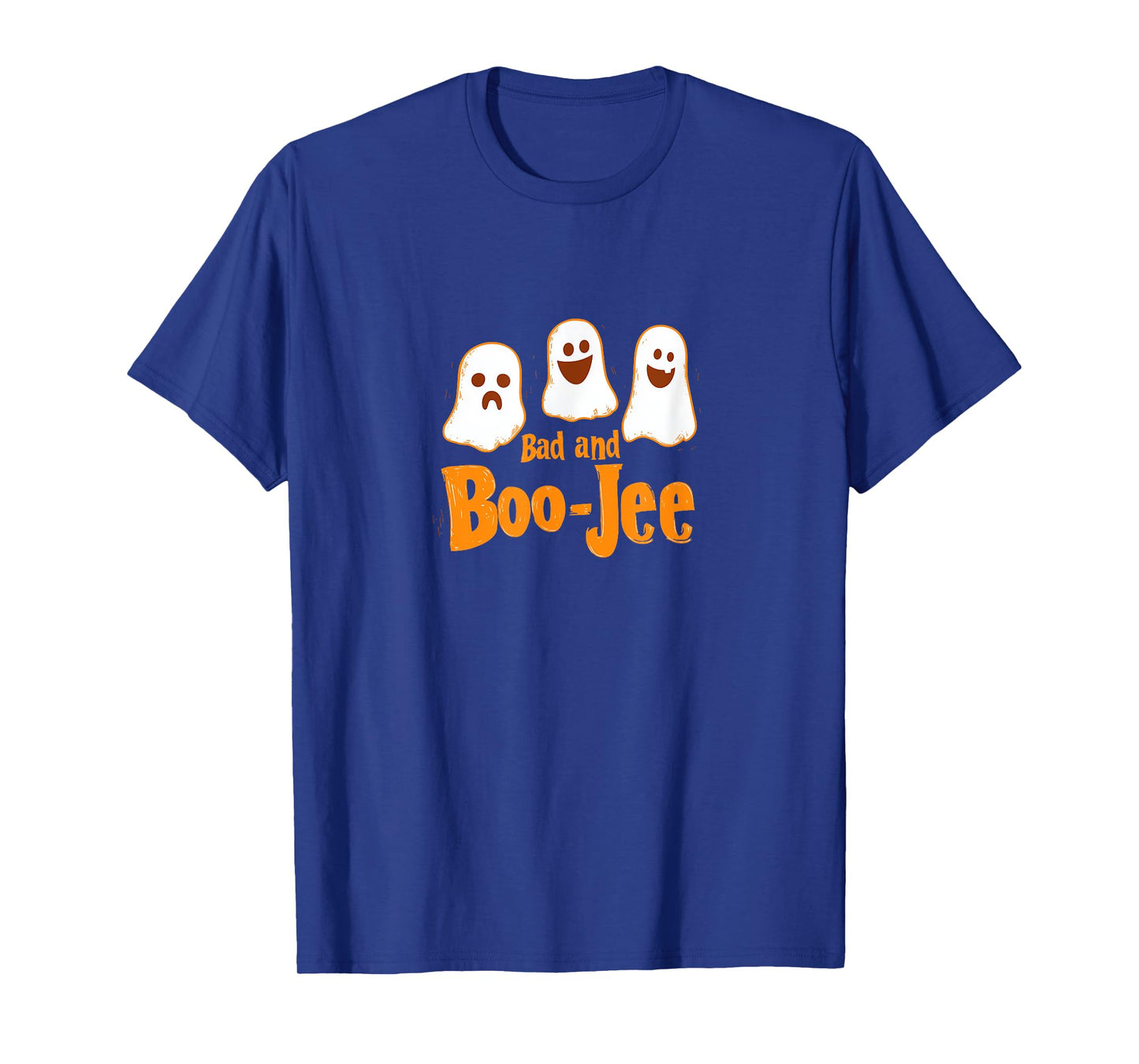 Bad and Boo-Jee Funny Ghost Halloween Design T-Shirt