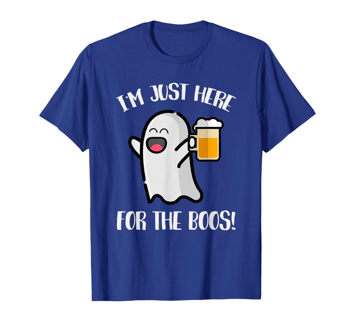 I'm Just Here For The Boos T-Shirt Funny Ghost Halloween Tee