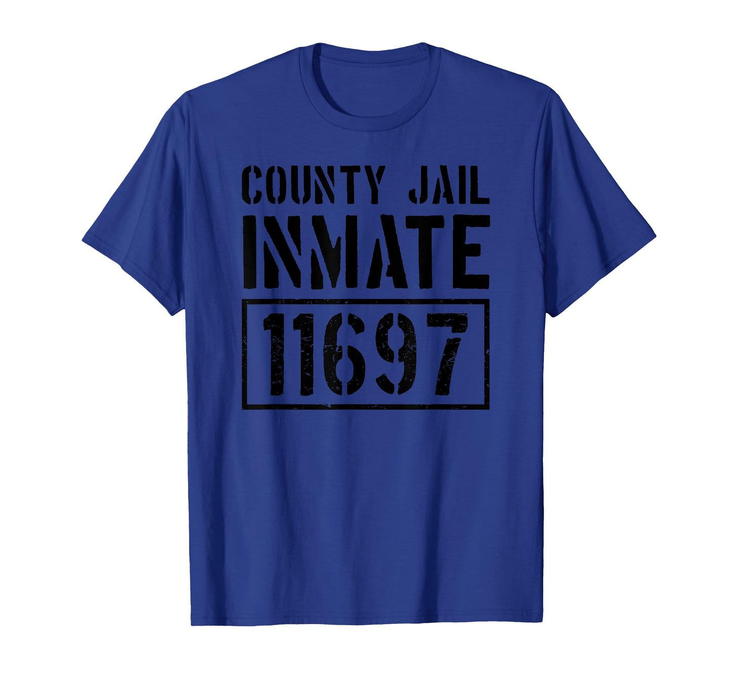 County Jail Inmate Funny Prison Halloween Costume T-Shirt