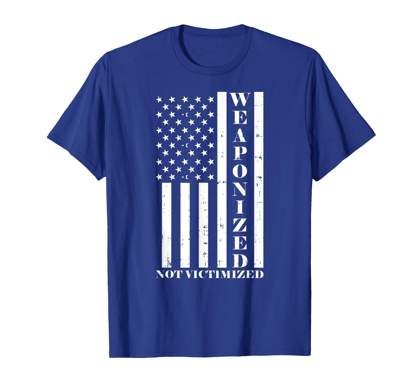 US American Flag - Gun Owner - Weaponized Not Victimized T-Shirt