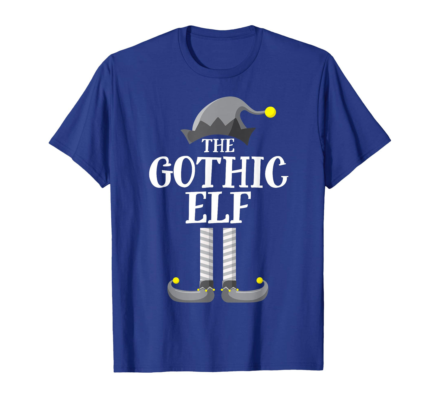 Gothic Black Elf Matching Family Group Christmas Party PJ T-Shirt