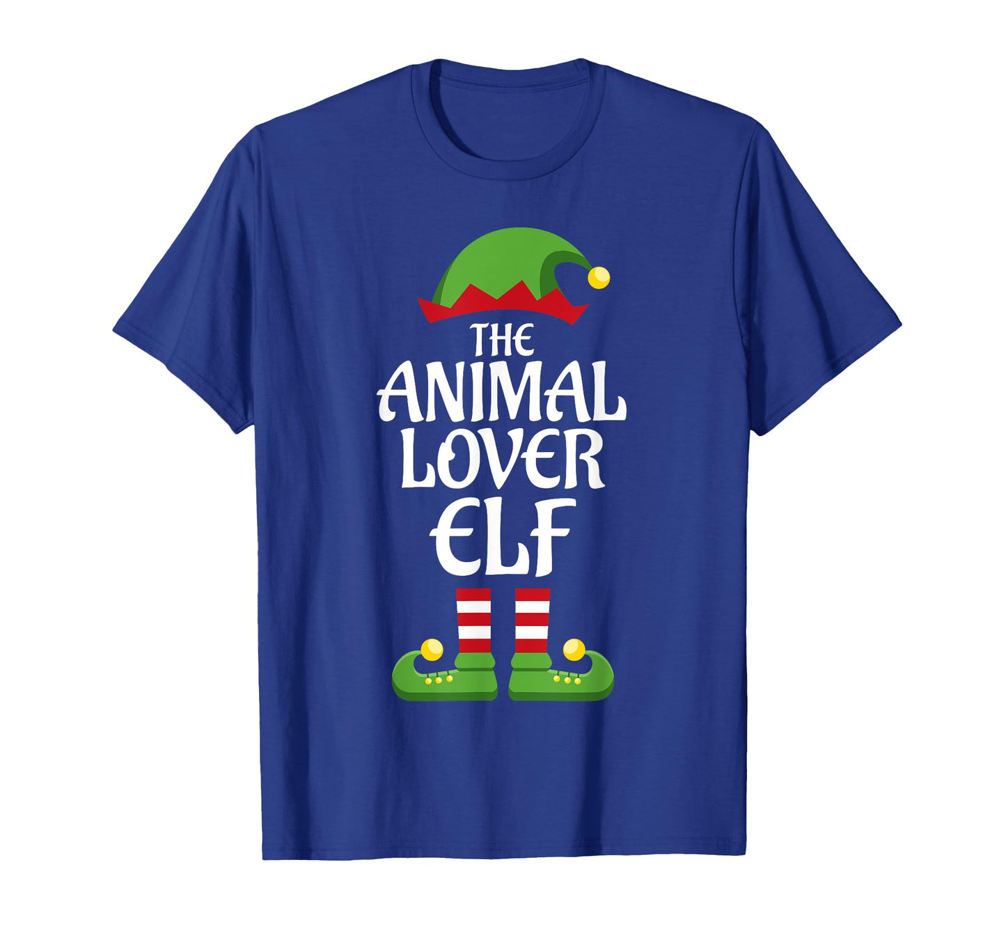 Animal Lover Elf Family Matching Group Christmas T-Shirt