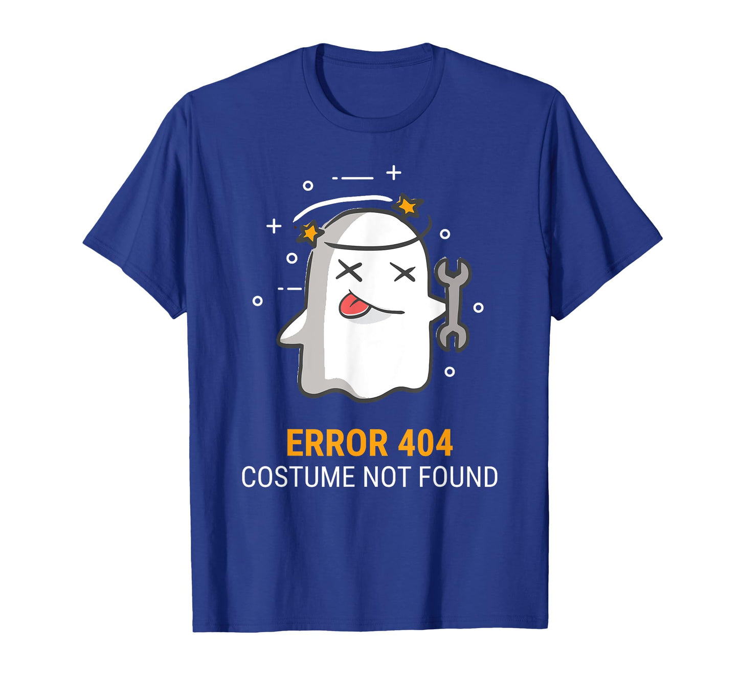 Error 404 Costume Not Found Easy Halloween Ghost T-Shirt