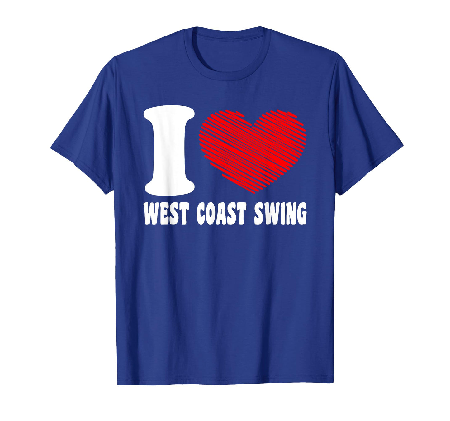 Retro West Coast Swing Dance - West Coast Swing T-Shirt