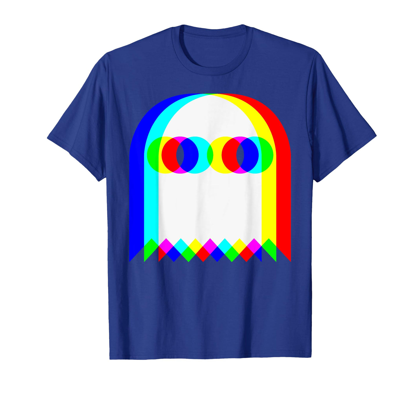 Ghost Trippy Vaporwave Halloween Techno Rave Funny Gamer T-Shirt