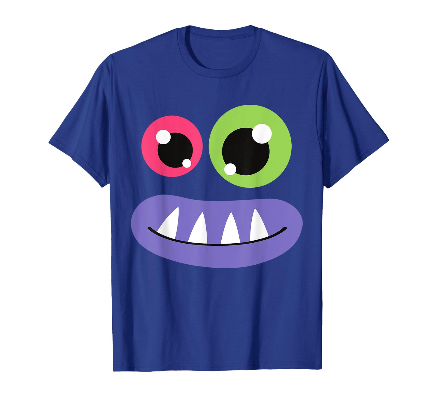 Cute Monster Face Halloween Costume Cute Group Men Women Kid T-Shirt
