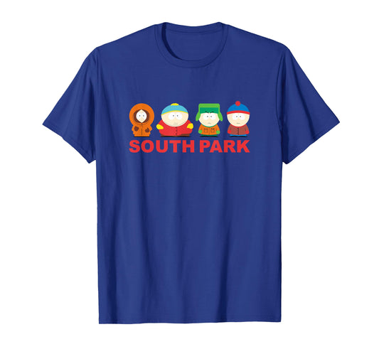 South Park Gang On Top of Logo T-Shirt
