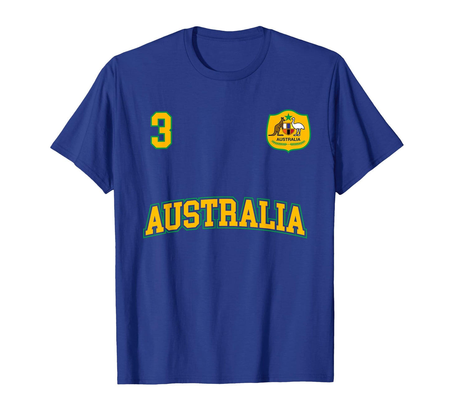 Australia Soccer Shirt No. 3 (+Back) Australian Sports Team