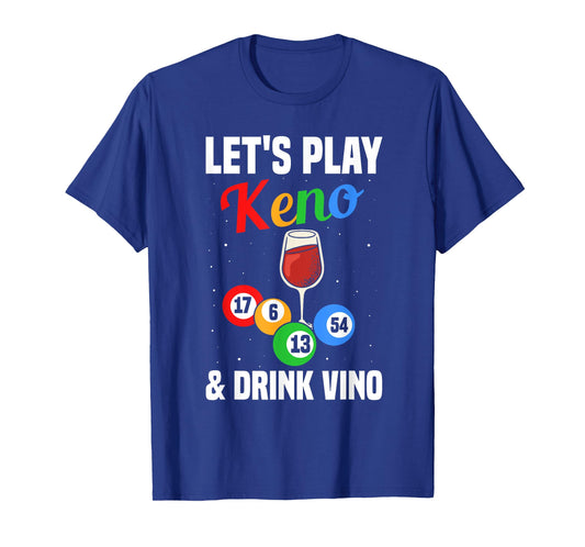 Keno Accessories Keno Game Lover Casino Game Keno Player T-Shirt