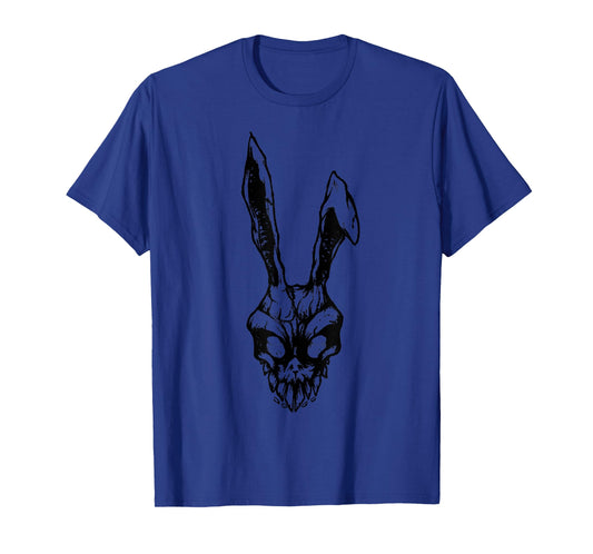 Scary Vintage Angry Rabbit Scull Halloween Party Costume Tee T-Shirt