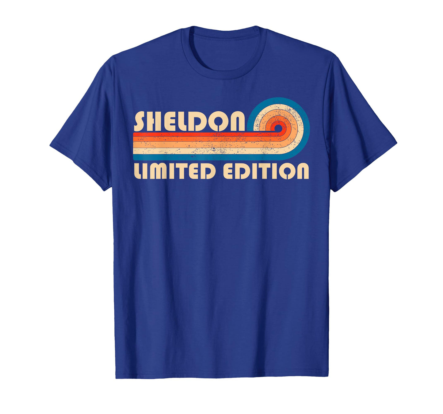 SHELDON Surname Retro Vintage 80s 90s Birthday Reunion T-Shirt
