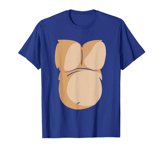 Funny Monkey Gorilla Hairy Chest Costume T Shirt Tee Tshirt T-Shirt