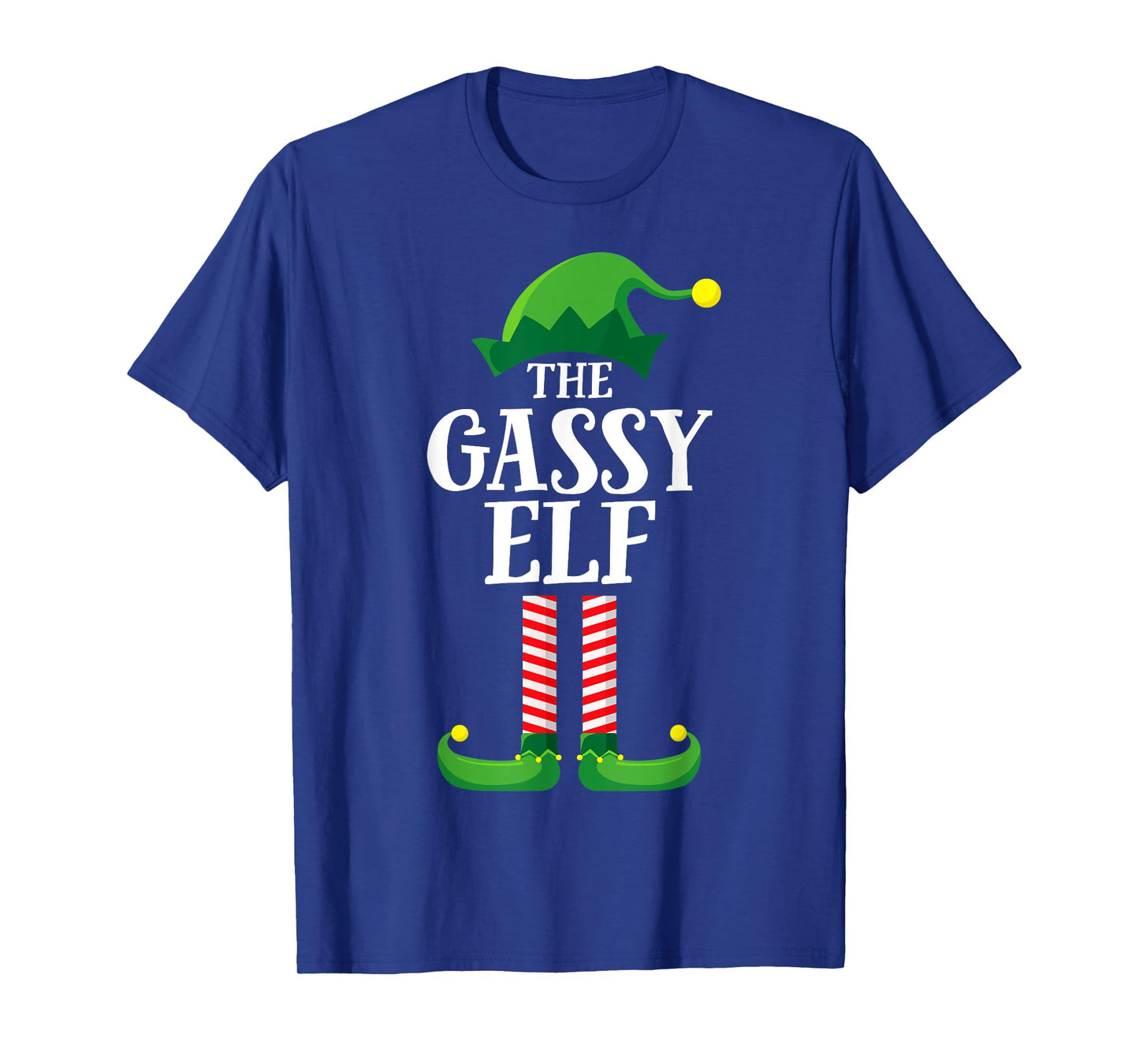 Gassy Elf Matching Family Group Christmas Party Pyjamas T-Shirt