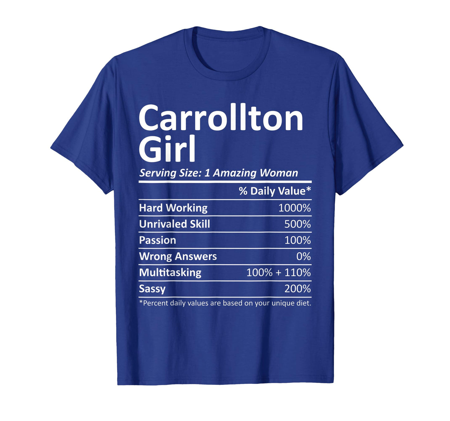 CARROLLTON GIRL TX TEXAS Funny City Home Roots USA Gift T-Shirt
