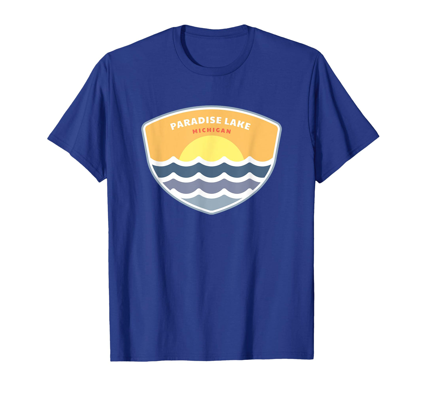 Paradise Lake Michigan MI Sunset Vacation Souvenir T-Shirt