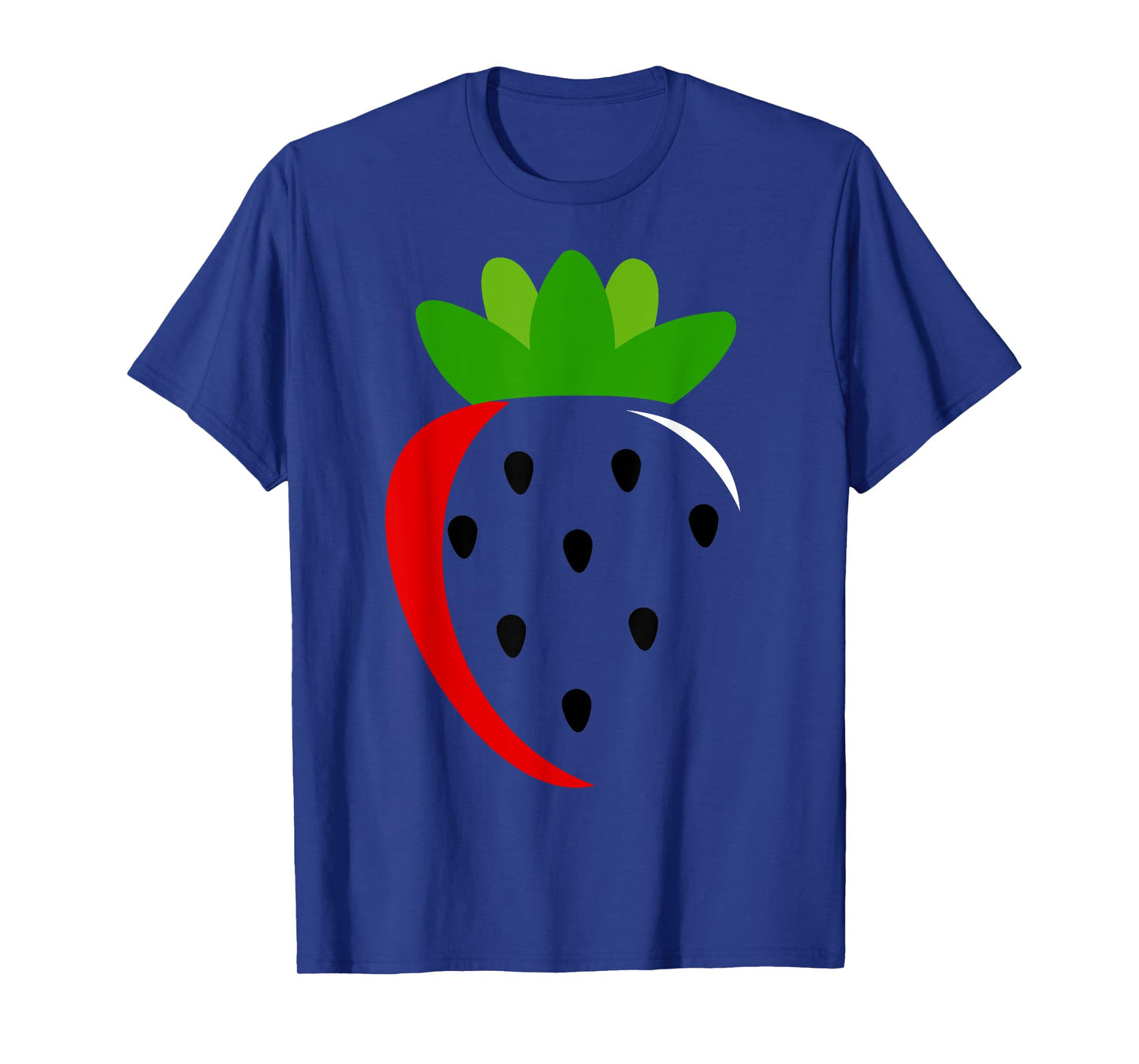 Big Strawberry Costume Cute Easy Fruit Halloween Gift T-Shirt