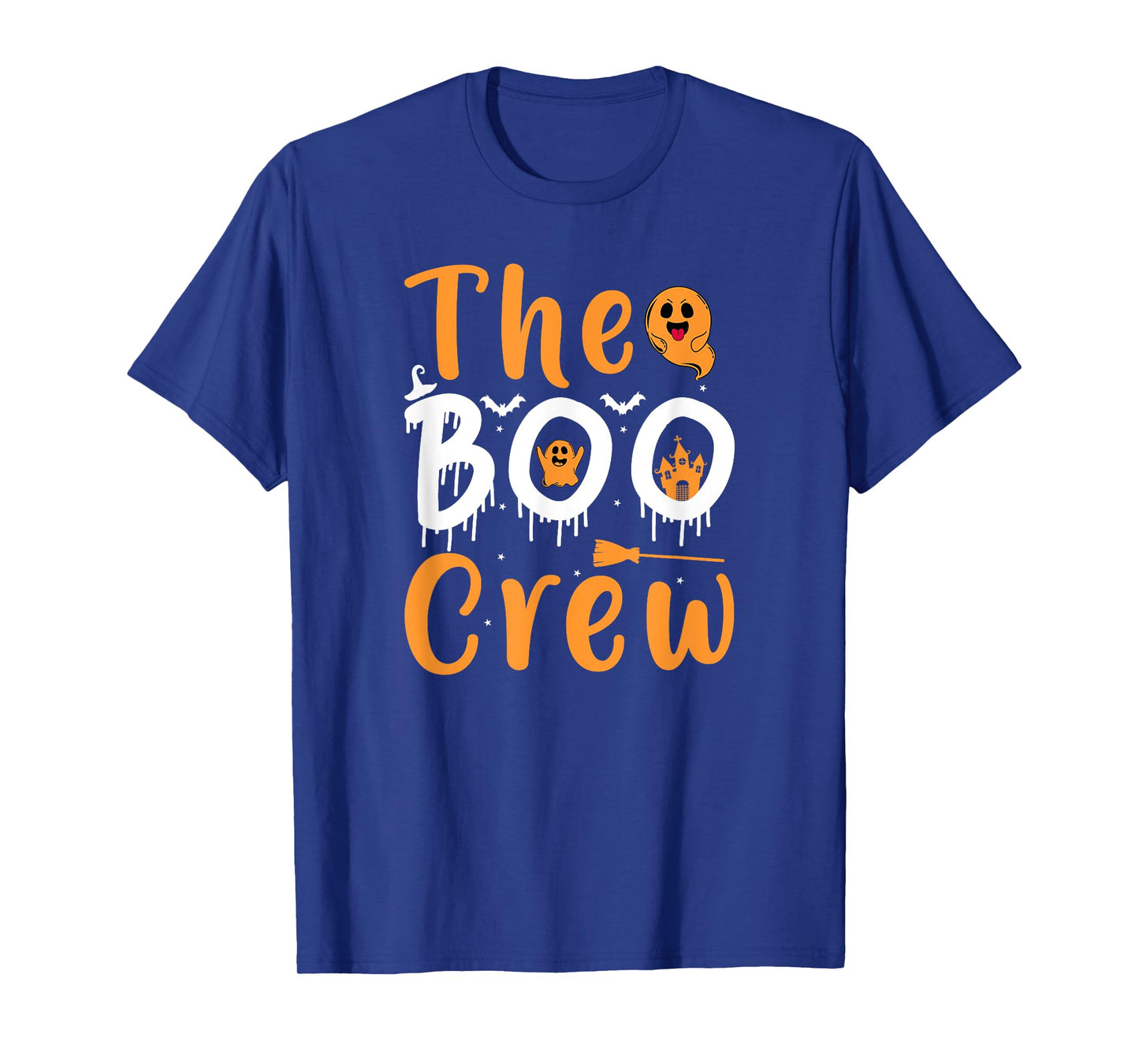 The Boo Crew Halloween Funny Ghost Costume T-Shirt