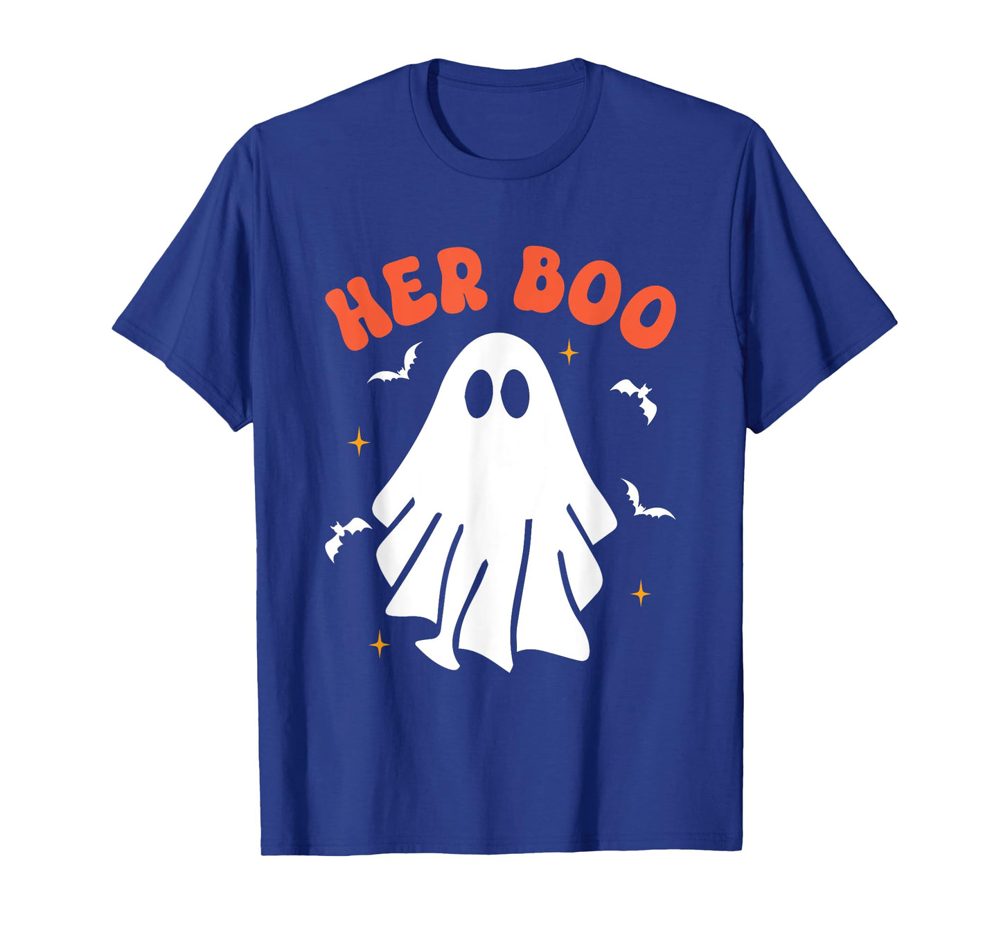 Her Boo & His Boo Funny Matching Halloween Pajama Couples T-Shirt