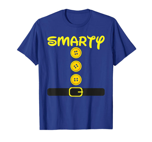 Smarty Dwarf Costume Color Family Matching Dwarf Halloween T-Shirt