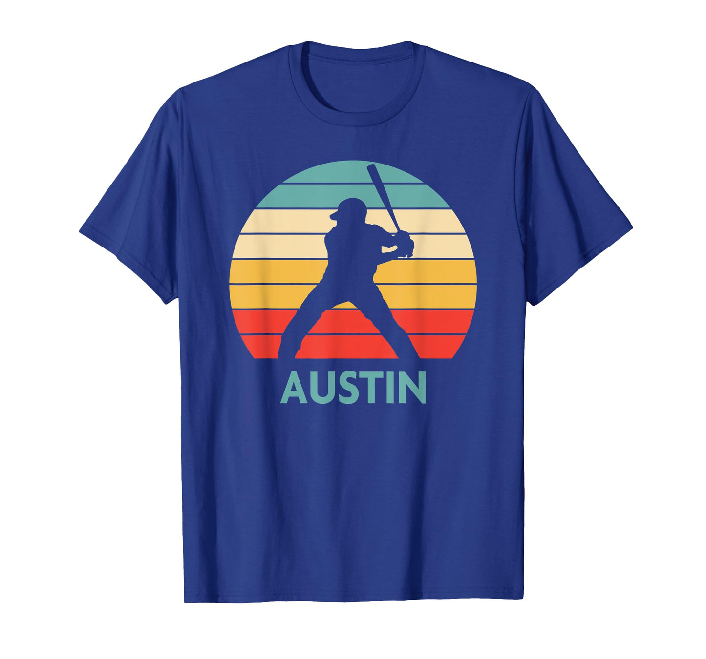 Austin Name Gift Personalized Baseball T-Shirt