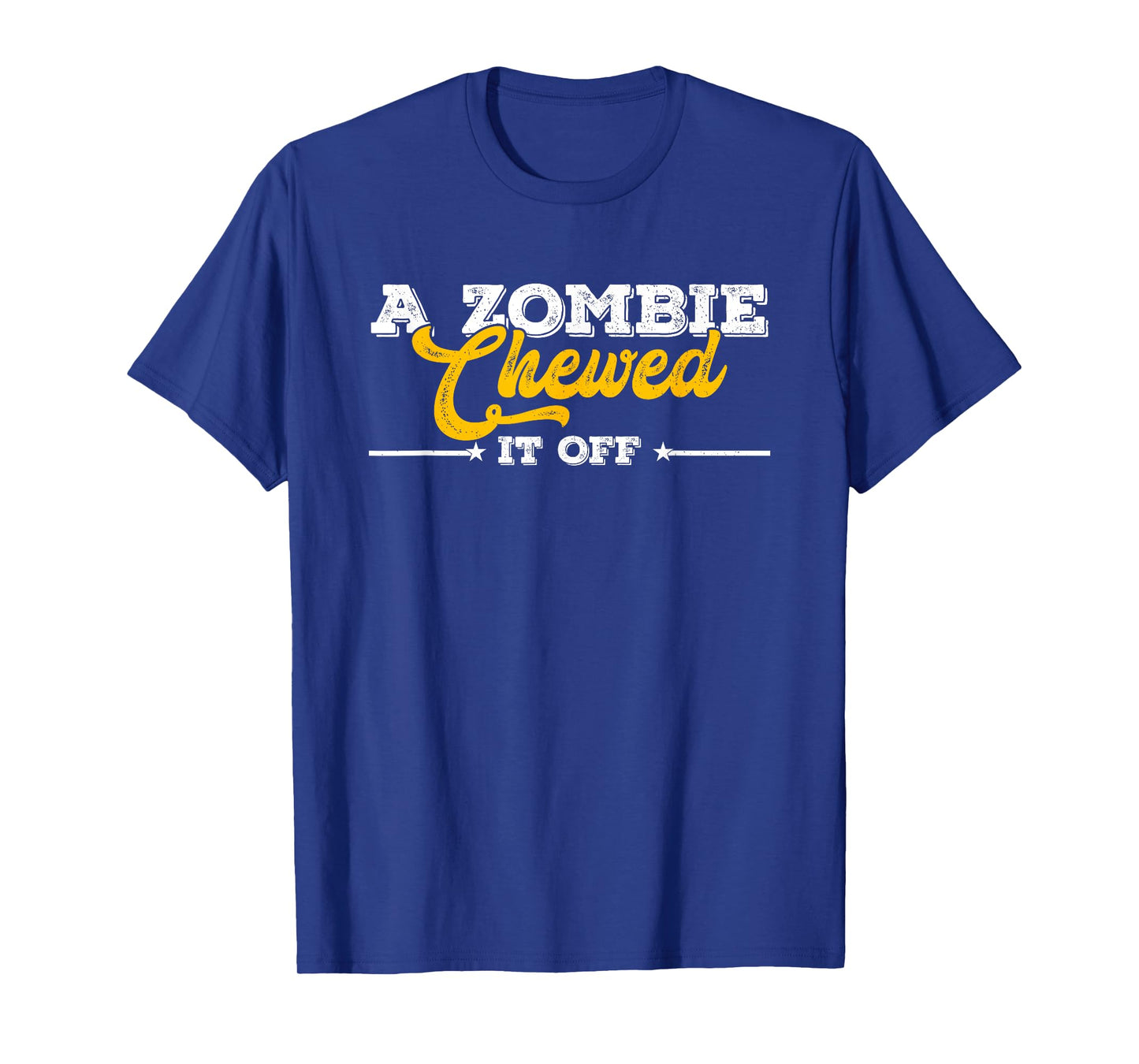 A Zombie Chewed It Off Funny Leg Arm Amputee Recovery T-Shirt