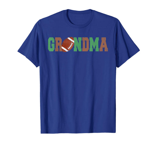 Grandma of the 1 Year old Football 1st Year Down Birthday T-Shirt
