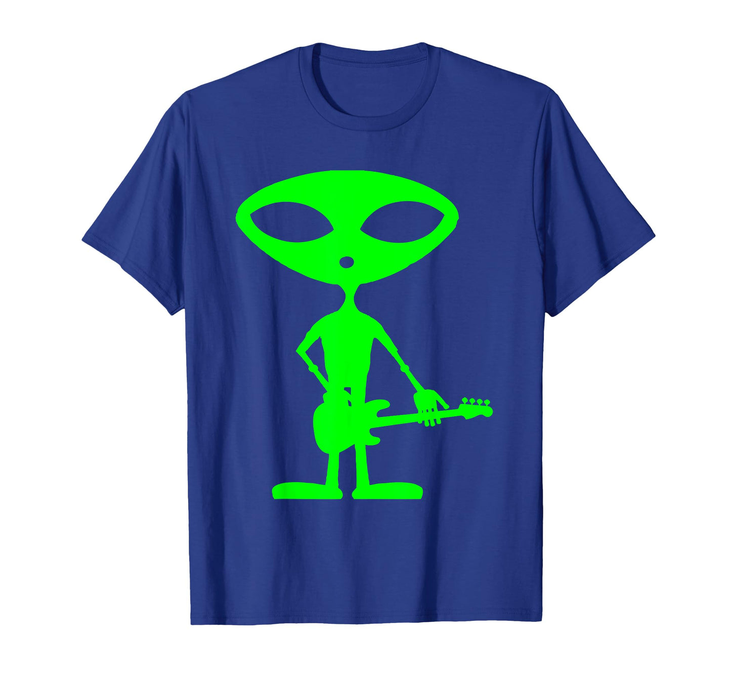 Alien Bassist Funny Bass Guitar Player T-Shirt