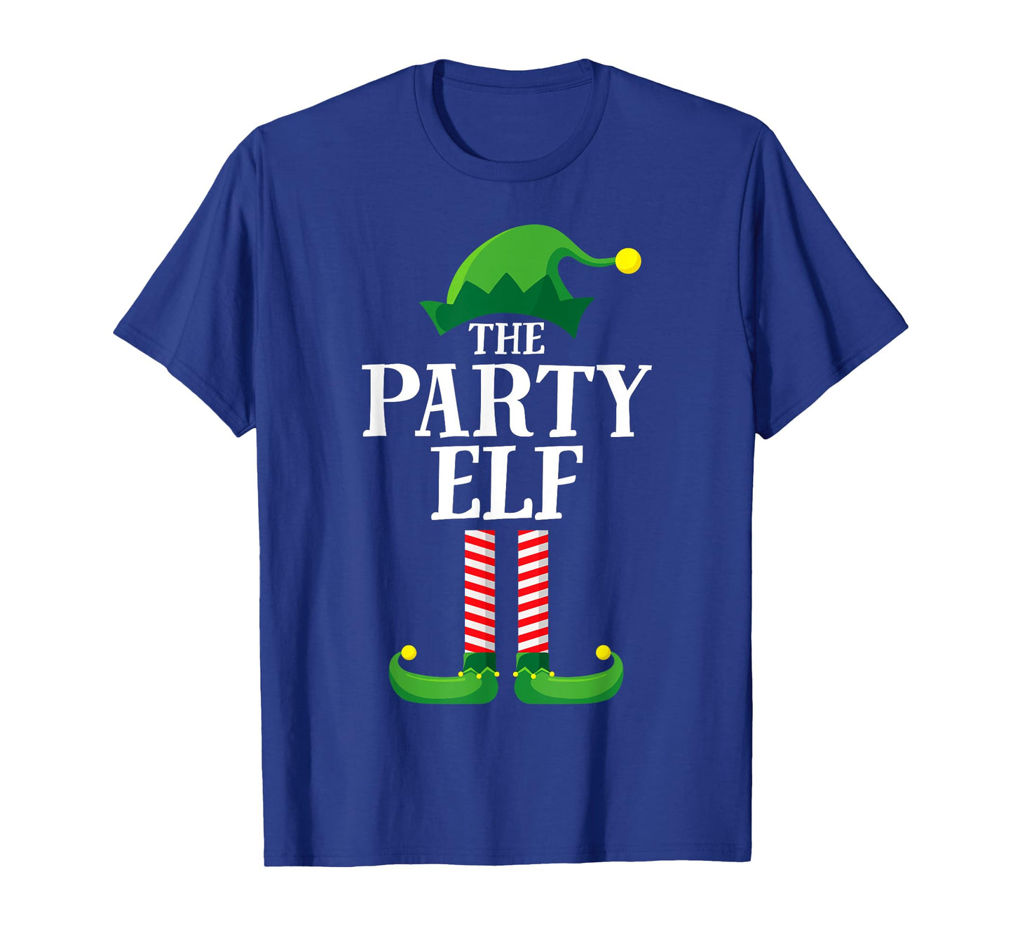 Party Elf Matching Family Group Christmas Funny Elf T-Shirt