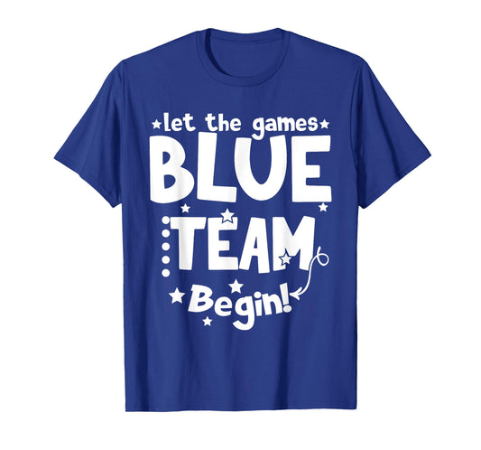 Blue Team Let The Games Begin Field Trip Day 2024 T-Shirt