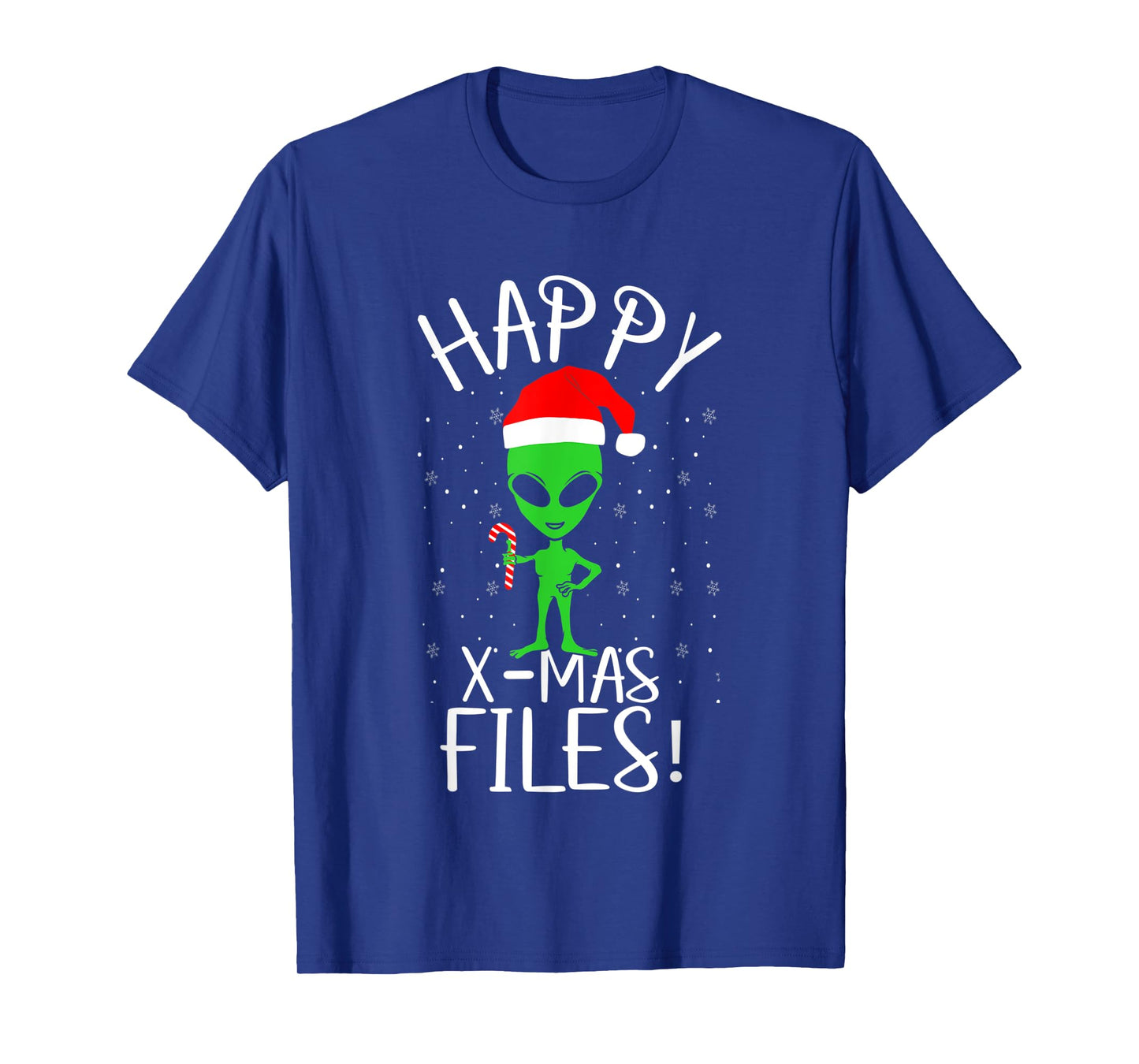 Happy X-mas Files Extraterrestrial Life Alien Beings Lover T-Shirt