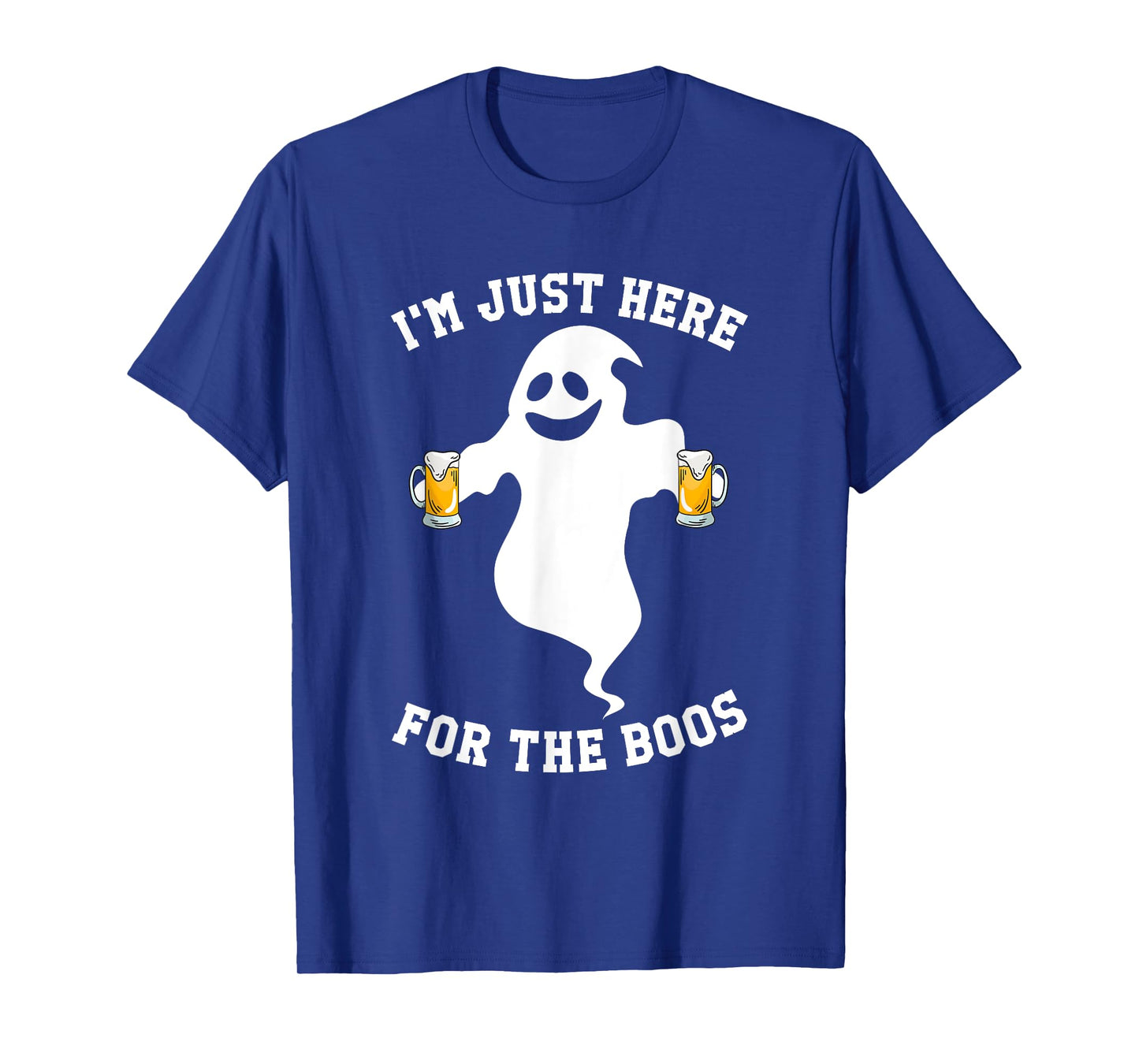 I'm Just Here For Boos Halloween Pumpkin Spice Ghost Graphic T-Shirt