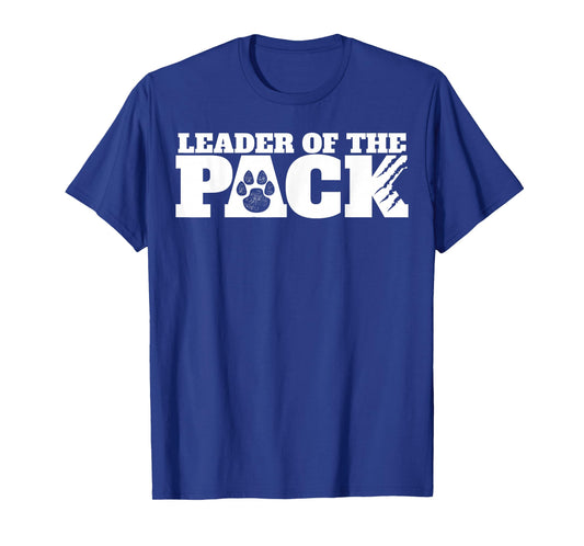 Wolf Pack Gift T-Shirt | Leader of The Pack Paw Print TShirt T-Shirt