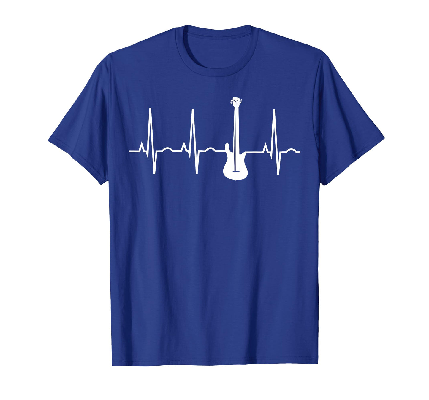 Bass Player Shirt - Bass Guitar Player Heartbeat T-Shirt T-Shirt