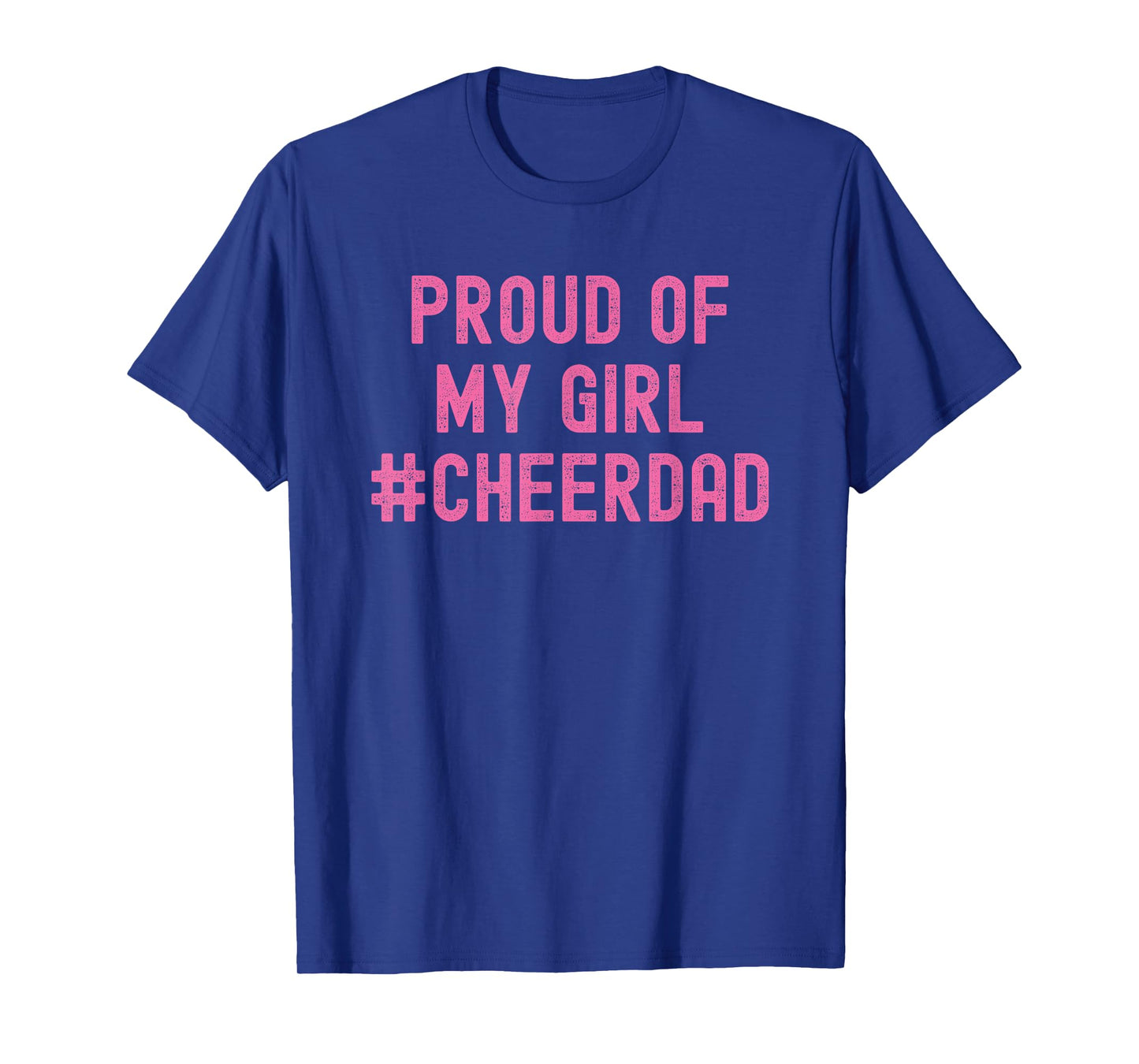 Cheer Dad Pink Cheerleading T-Shirt